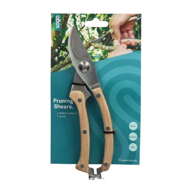 Snoeischaar SOGO met houten handvat