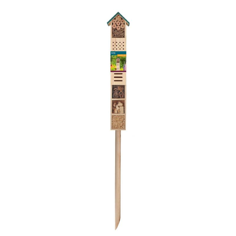 Insectenhotel op paal 150 cm