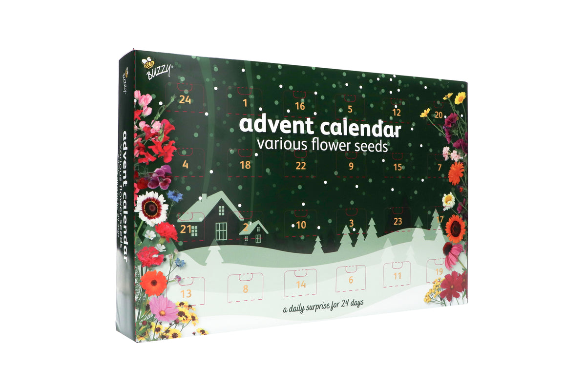 Adventskalender bloemen zaden