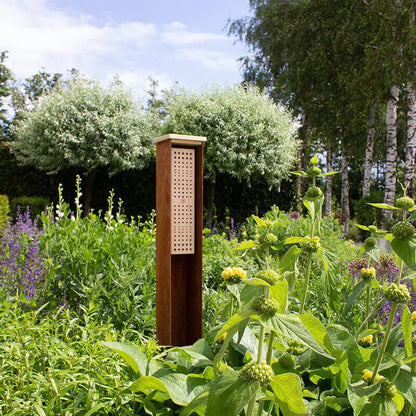 Insectenhotel wilde bijen High-End Cortenstaal