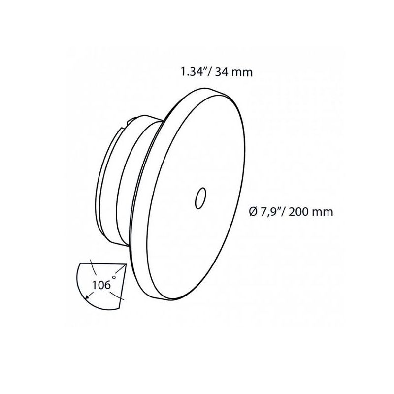 In-Lite DISC Light head black