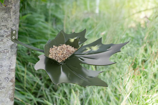 Vogelvoederschaal Leaf Me groen