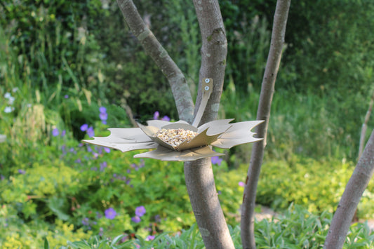 Vogelvoederschaal- Leaf Me - Beige